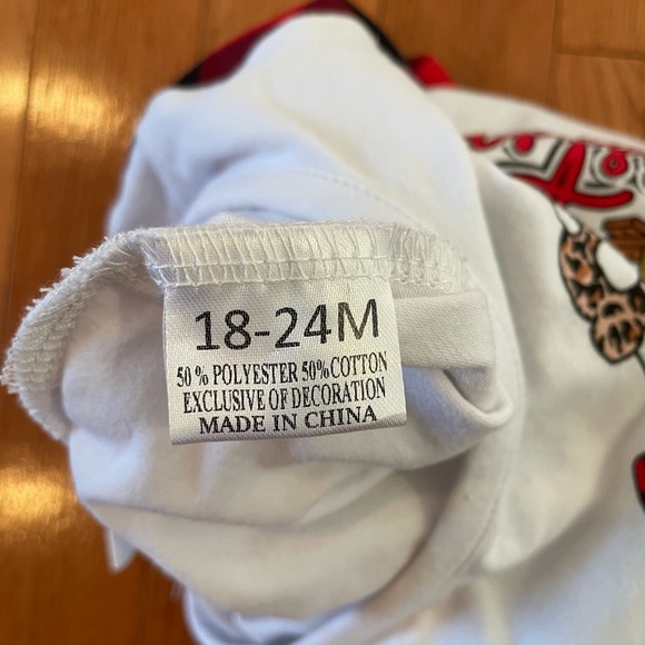 Marie Nicole Christmas Tree Romper with Ruffle Legs and Snaps Size 18/24m - Picture 4 of 9